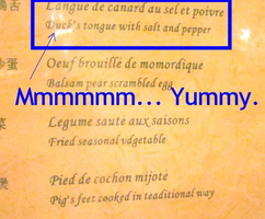 thai menu